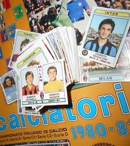 LOTTO 25 FIGURINE DIVERSE CALCIATORI PANINI 1980/81 AUTOADESIVE CON VELINA - Imagen 1 de 4