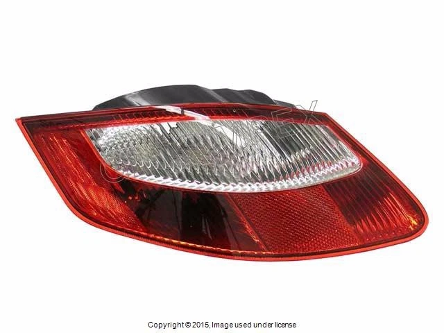 Porsche Boxster Cayman '05-'08 LEFT Clear/Red Taillight Lens GENUINE + WARRANTY - Image 1 of 1