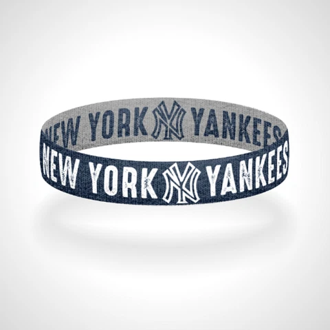 Reversible New York Yankees Bracelet Wristband Bronx Bombers Pinstripe Pride Cover
