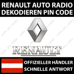 RENAULT RADIO DEKODIEREN PIN CODE CAPTUR CLIO KADJAR KANGOO MEGANE TWINGO ZOE - Bild 1 von 6