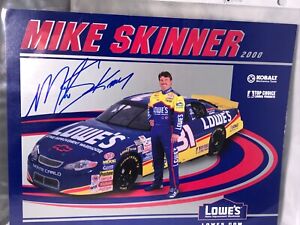 2000 Mike Skinner #31 Autographed - Signed AFG Lowes NASCAR Racing 8 x 10 Photo