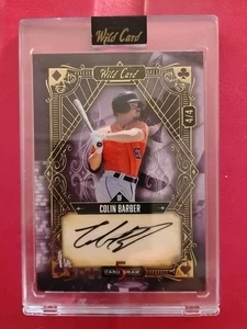 ⚾ # 4/4 Made ⚾ 2024 Wild Card Colin Barber Vintage Auto Purple Rookie Autograph - Picture 1 of 3
