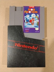 Snow Brothers NES Nintendo Probado Funcionando Aut&eacute;ntico con Funda Antipolvo Original