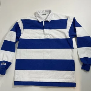 Y2K Barbarian Rugby Wear gestreift Gr. L Top Zustand - Bild 1 von 9