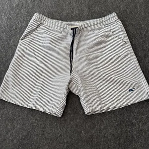 Pantalones Cortos Vineyard Vines Natación Seersucker Chappy Hombres Talla M Azul Forrado Preppy - Imagen 1 de 13
