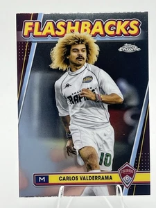Carlos Valderrama 2024 Topps Cromo MLS Flashbacks Colorado Rapids #104 - Imagen 1 de 2