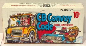1978 CB Convoy Code Sticker Trading Card Wax Box Full 24 Packs Donruss - Picture 1 of 7