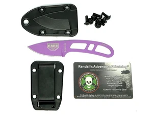 ESEE Candiru CAN-PURP-BLK-E Fixed Blade Purple Carbon Steel Knife w/Black Sheath - Picture 1 of 1