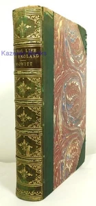 Antique Victorian Leather Book Rural Life Of England 1844 W Howitt - Fanshaws - Picture 1 of 15