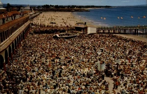 Cartolina Santa Cruz, CA Miss California sfilata 1958 - Foto 1 di 2