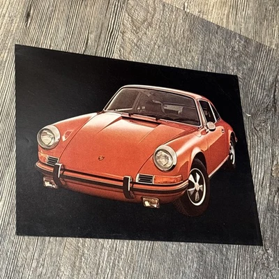 Original 1972 Porsche 911 Specifications Sheet ONE PAGE Brochure - Image 1 of 4