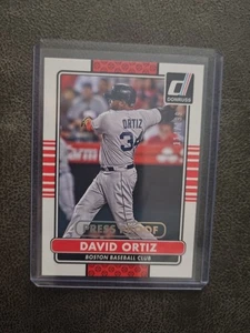 Tarjeta de prueba de prensa plateada Panini Donruss David Ortiz 2015 #/199 Boston Red Sox  - Imagen 1 de 2