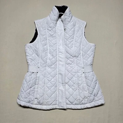 Chaleco acolchado resistente a la intemperie para mujeres Chaleco acolchado medio forrado de lana cremallera completa sin usar Foto 1 de 4