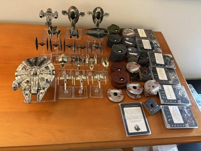 X-Wing Miniatures Game Collection - Models, Stands, Dials, Cards, Etc - COMPLETE - Image 1 of 4