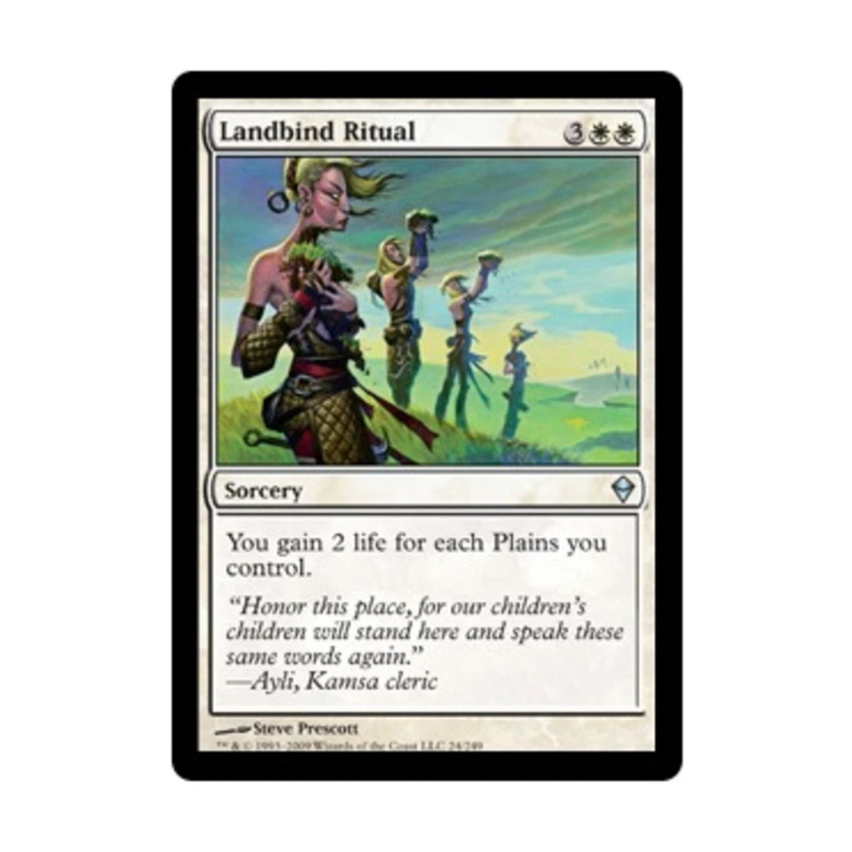 WOTC MtG Zendikar Landbind Ritual (U) (x4) NM - Image 1 of 1