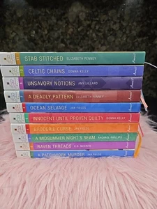 Annie's Quilted Mysteries Mystery Set Of 10 Various Authors - Picture 1 of 11