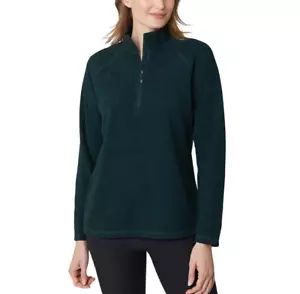 Eddie Bauer Damen Fleece Quarter Zip Grün XXL - Bild 1 von 6