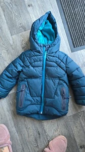 Ted Baker Boys Puffer Coat with Hood PETROL BLUE AGE 2-3 GREAT CON - Picture 1 of 5