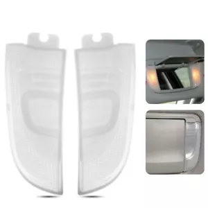 Front Sun Visor Light Cap Lamp Cover For Toyota Tundra Sienna 14-19 Avalon 13-15 - Picture 1 of 14