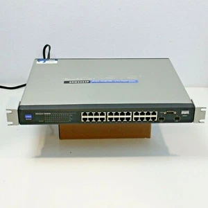 Linksys SRW2024P 24-Port 10/100/1000 Managed Gigabit Switch - Picture 1 of 10