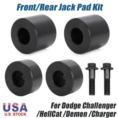 For Dodge Challenger Hellcat Charger Demon Front / Rear Jack Pad Kit 2017-2023 Foto 1 de 4