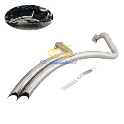 Silenciador de escape tubo de escape deslizable para Honda Shadow ACE 750 VT750C 1997-2003 Foto 1 de 4
