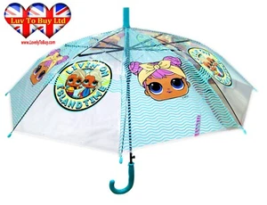 Umbrella LOL Surprise Automatic Open Transparent Umbrella Official Licensed - Picture 1 of 6