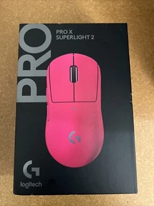 GENUINE Logitech G Pro X Superlight 2 Gaming Mouse 910-006795 Magenta NEW! - Picture 1 of 5