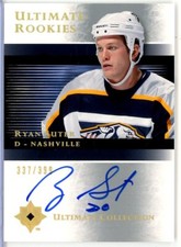 2005-06 Ultimate Collection #121 Ryan Suter RC AUTO /399 - Nashville Predators