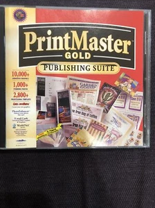 Print Master Gold 4.0 Publishing Suite Cd Rom - Picture 1 of 4