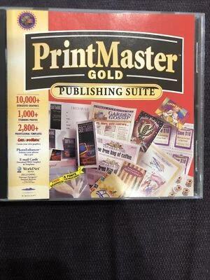 Print Master Gold 4.0 Publishing Suite Cd Rom - Image 1 of 4
