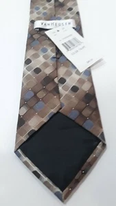 Modern VAN HEUSEN Men's 100% Silk Necktie Designer business attire for interview - Picture 1 of 7