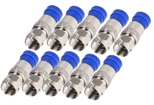 NETcom RG6 Compression Connector “F” for RG-6 Waterproof - Picture 1 of 4