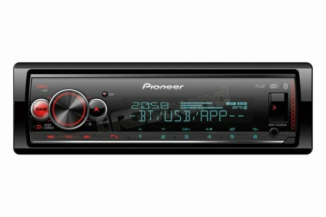 Pioneer MVH-S520DAB Autoradio (4 x 50 MOSFET, Bluettoth, USB)