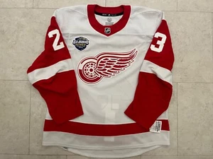 Lucas Raymond 2023 Detroit Red Wings White adidas MiC Jersey Size 56 GLOBAL - Picture 1 of 5