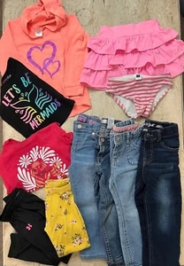 Girls Size 3T Bundle-Jeans, Shirts, Under Armour Pants, Skirt - Picture 1 of 5