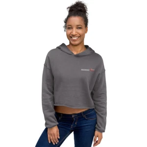 KKJ Embroider Crop Hoodie - Picture 1 of 7