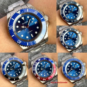 Reloj automático para hombre 43 mm BLIGER esfera azul bisel de cerámica Miyota NH35A PT5000 - Imagen 1 de 24