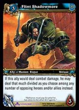 Upper Deck WoW TCG Scourgewar Flint Shadowmore (E) NM