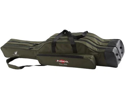 Allround Rutenfutteral mit 3 Kammern 140cm grÃ¼n