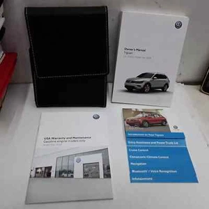 2018 Volkswagen Tiguan Owners Manual Handbook Set with Leather Case OEM - Picture 1 of 1