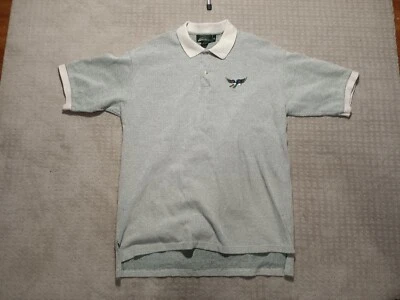 Polo Sahara Vintage Para Hombre Talla XL Bordado Águila Verde Blanco Foto 1 de 4