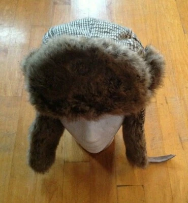 Gorra Manhattan Hat Company Trapper piel sintética orejeras invierno D&Y talla única Foto 1 de 4
