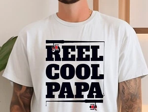 Reel Cool Papa, Fisher Dad, Father's Day T-Shirt, Gift for Dad, Husband Shirt - Picture 1 of 8