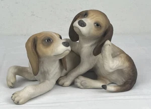 Cybis Beagle Puppy's Dog's Clancey & Brannigan (6"Tall-" Long) - Picture 1 of 12