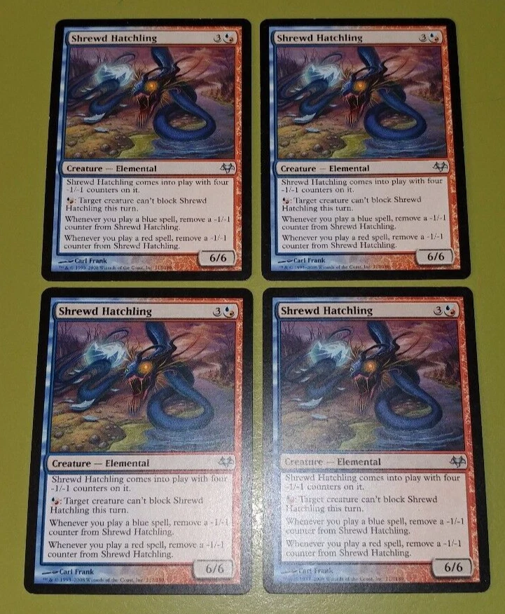 Shrewd Hatchling x4 Eventide 4x Playset Magic the Gathering MTG - Image 1 of 1