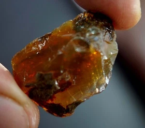 Certified 37.95 Ct Natural Ethiopian Black Opal Welo Fire Rough Loose Gemstone - Picture 1 of 6