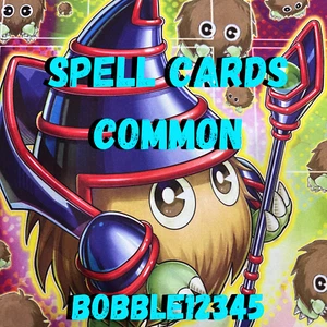 Yu Gi Oh Spell Cards - Common - A - Z - Picture 1 of 78
