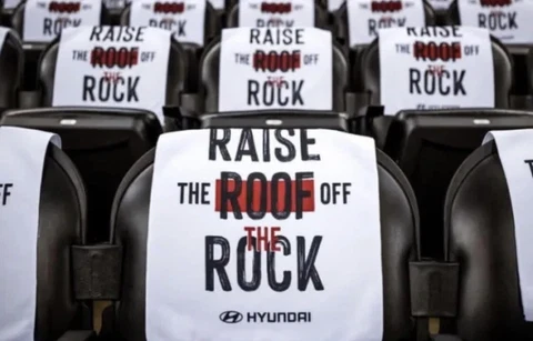 ‘23 New Jersey Devils Carolina Hurricanes Raise Roof Rock Rally Towel Stanly Cup Cover