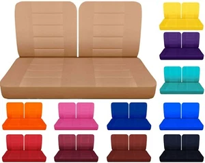 Fundas de asiento de coche se adaptan a Ford Galaxie Front 50/50 de 1959 a 1967 superior e inferior sólida - Imagen 1 de 17